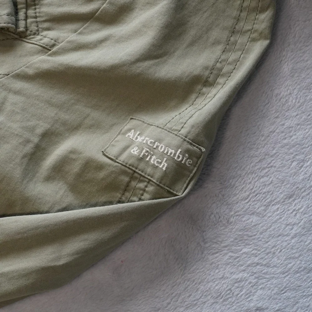 Vintage‎ Abercrombie & Fitch Field Jacket Large Army Green Military Utility
